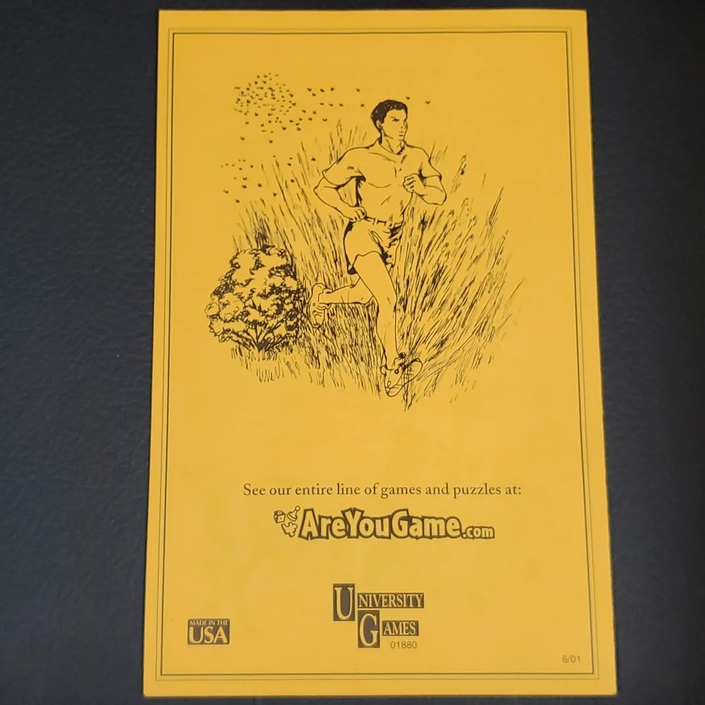 Vintage 2001 University Games The Worst Case Scenario Survival Game